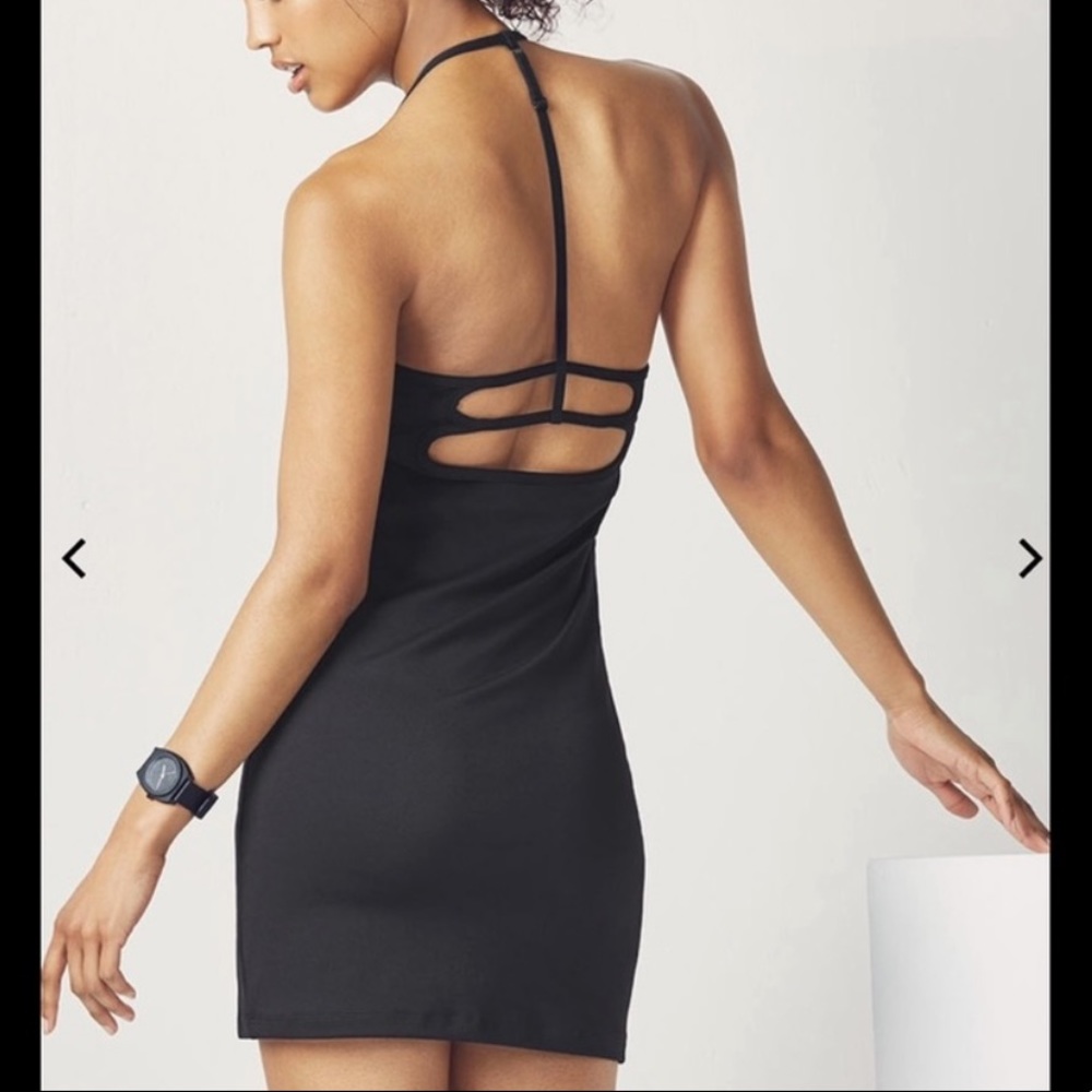 NWT Fabletics Mandy Mini Dress Black